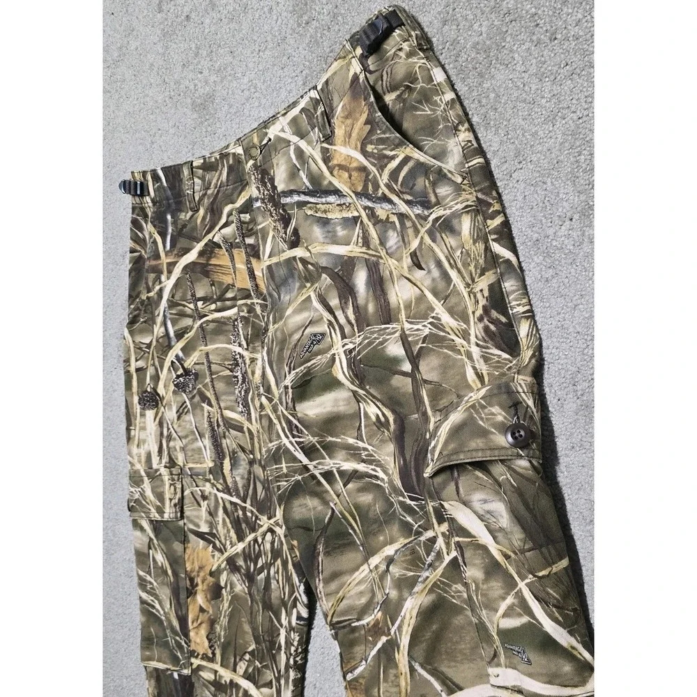 Y2K Cabela's Advantage‎ Wetlands Camouflage Duck Hunting Pants Mens Size 36x32